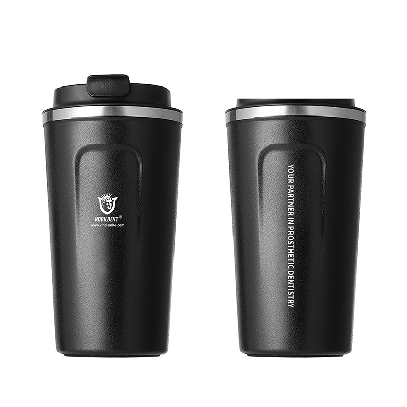Black Stainless Steel Portable Thermal Cup